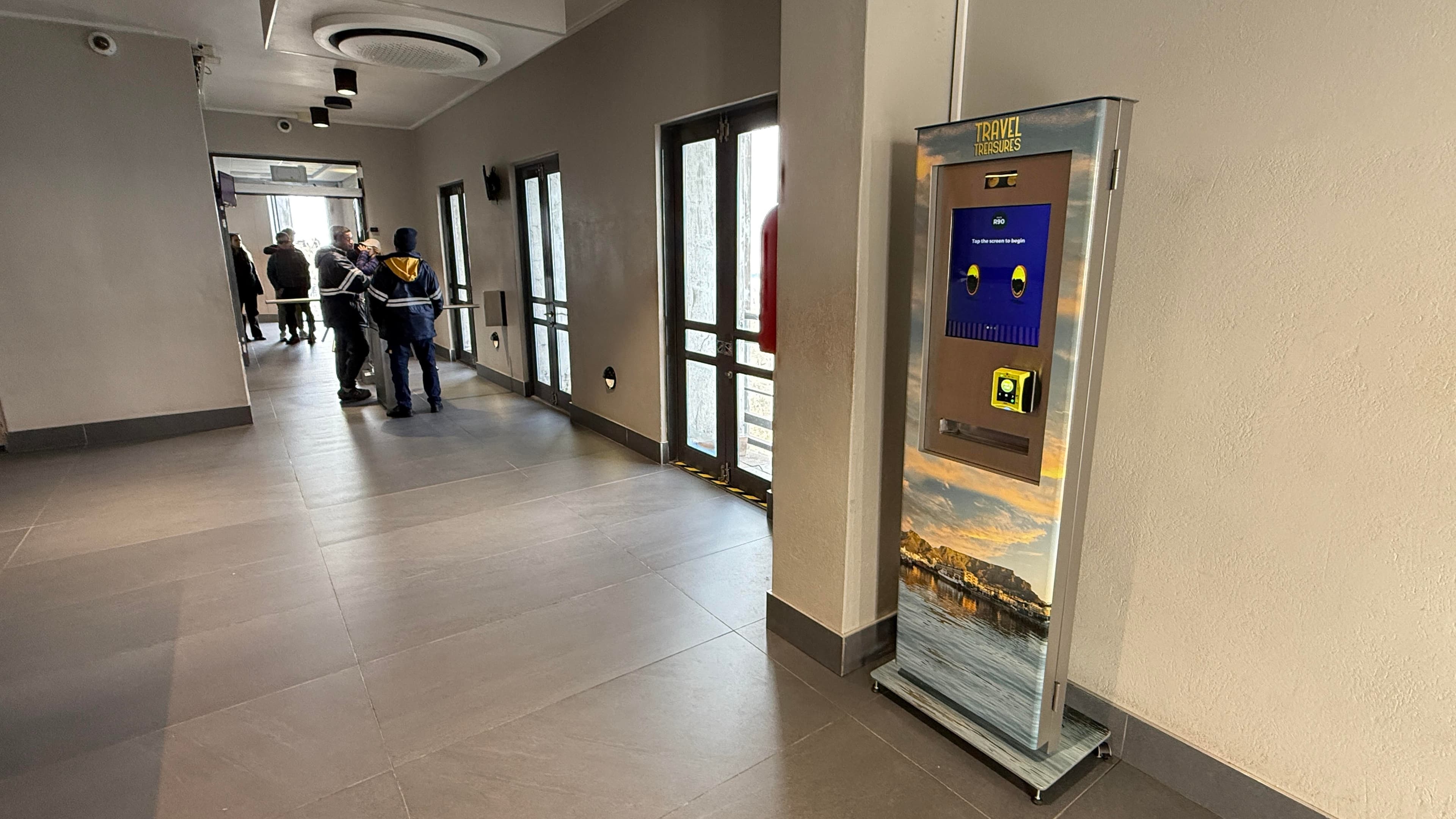 Travel Treasures kiosk in venue